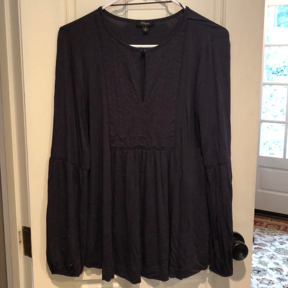 Cupio long sleeved knit blouse